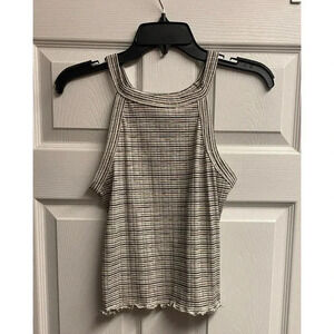 Molly Green Y2K Slightly Cropped Halter Top Size Large